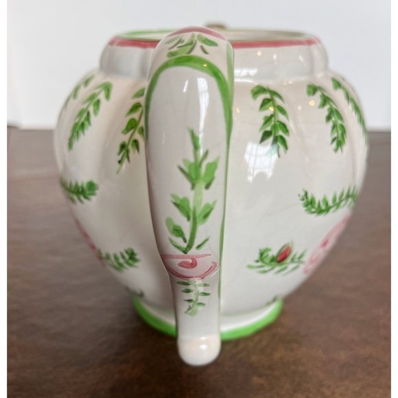 Hand-Painted Portuguese Teapot Vintage from the 1980s - Picture 4 of 11